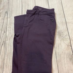 Simply Vera Vera Wang purple skinny jeans size 6